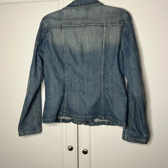 Vintage Talbots Safari Pocket Denim Jacket - Picture 10 of 12
